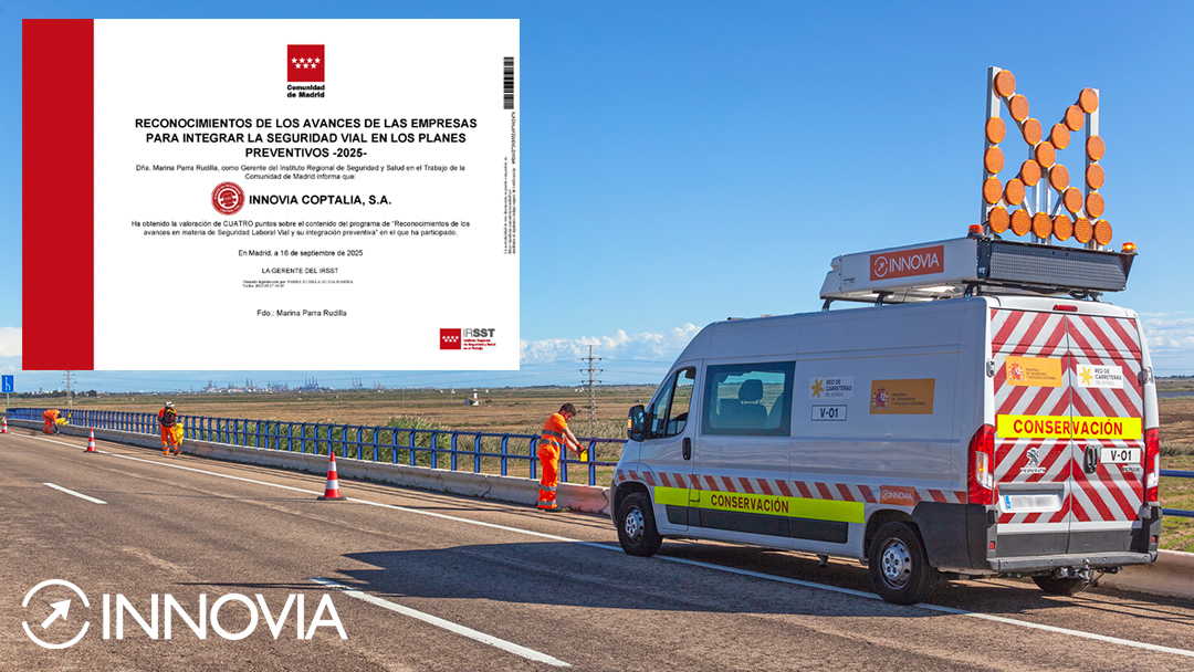 Diploma de reconocimiento en Seguridad Vial Laboral